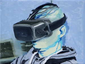 Virtual Reality 4 - 2015 - 18 x 24 cm - huile sur toile