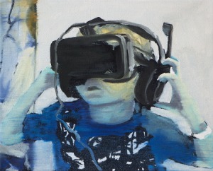 Virtual Reality 2 - 2015 - 24 x 30 cm - huile sur toile